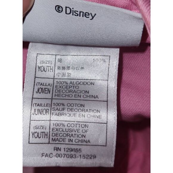 Disney Parks Youth Pink Cap Mickey Mouse Sequined Embroidered - Picture 4 of 4